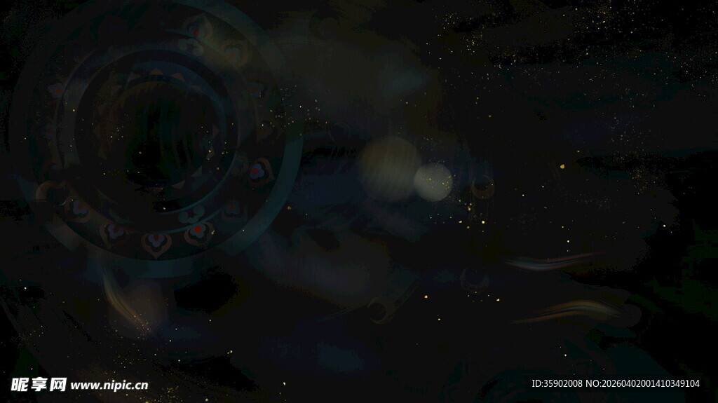 神秘深邃的宇宙星空景象