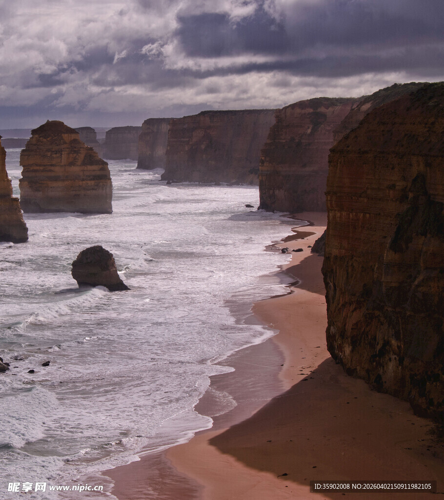 大洋路壮丽海岸风景