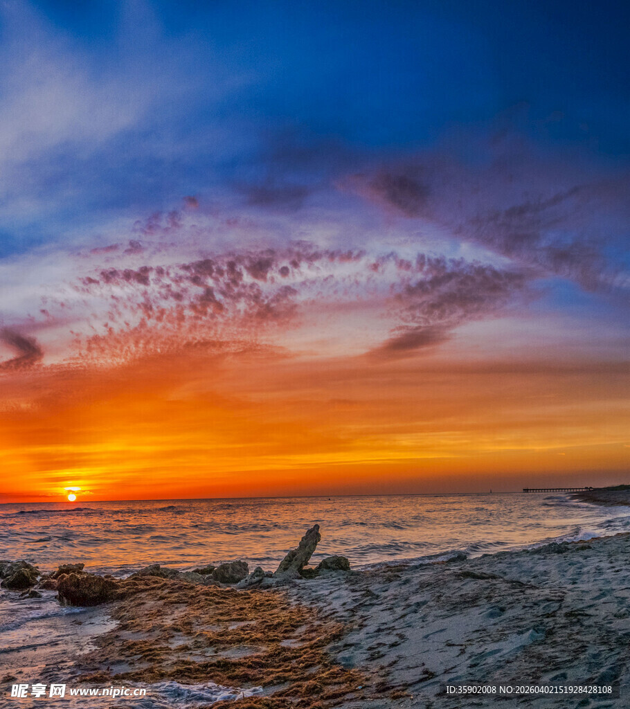 海边日落美景