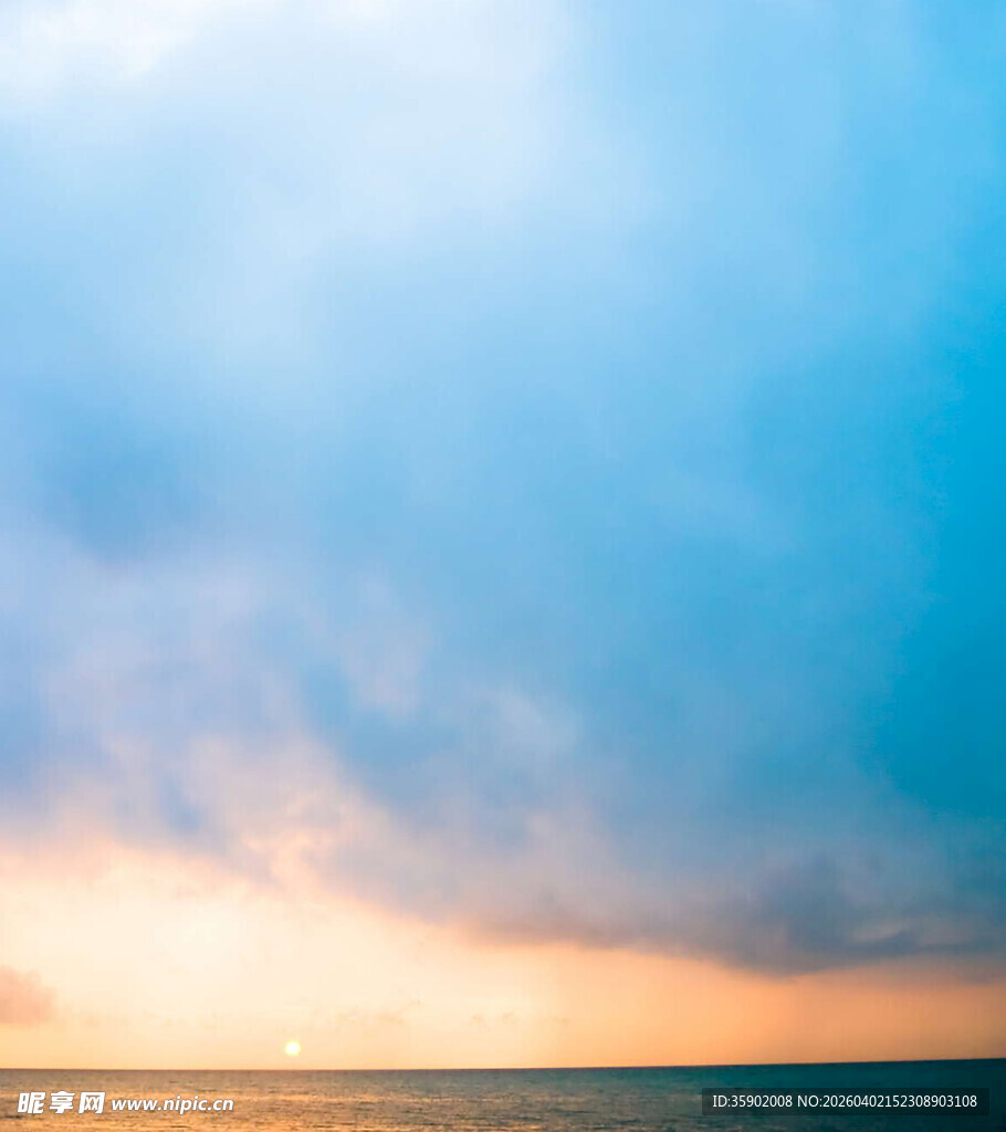 海边日落天空美景