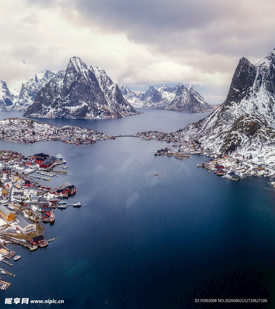 挪威峡湾冬日绝美风光