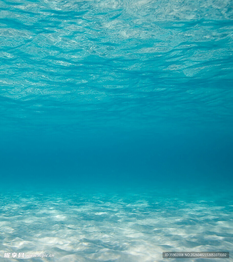 海底清澈碧波美景