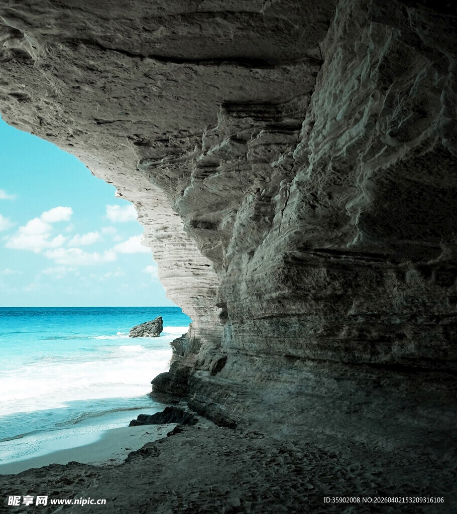 海边洞穴美景