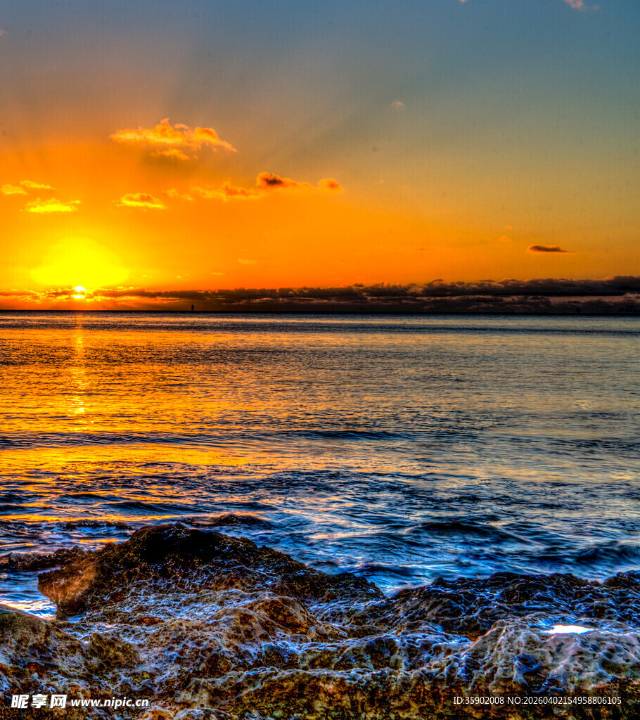 海边日落美景