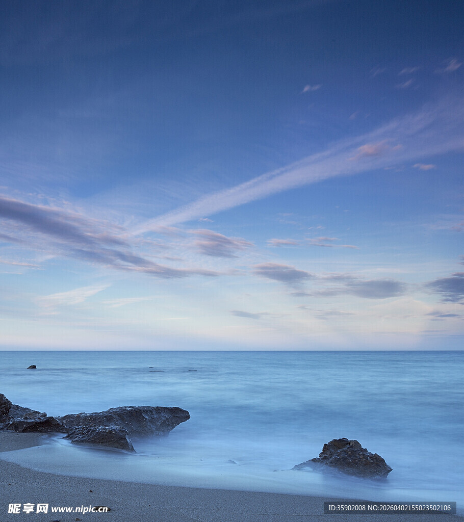 海边黄昏美景