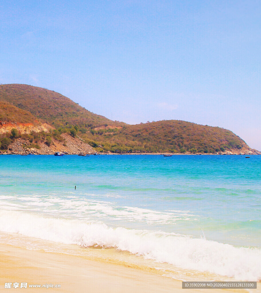 美丽海滨沙滩风光