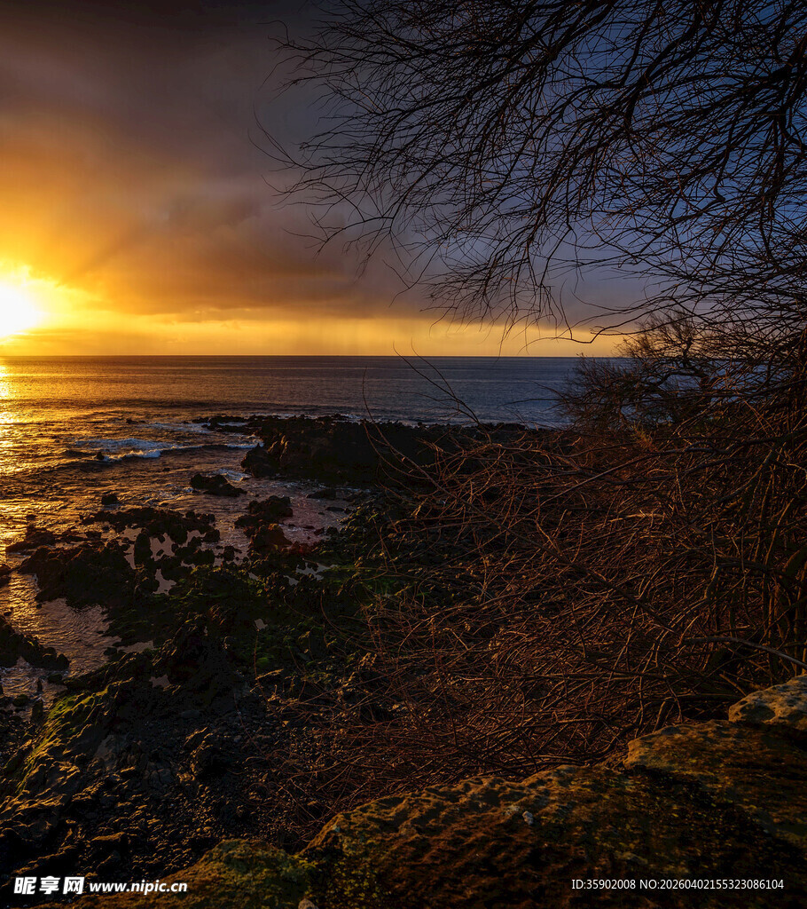 海边日落美景