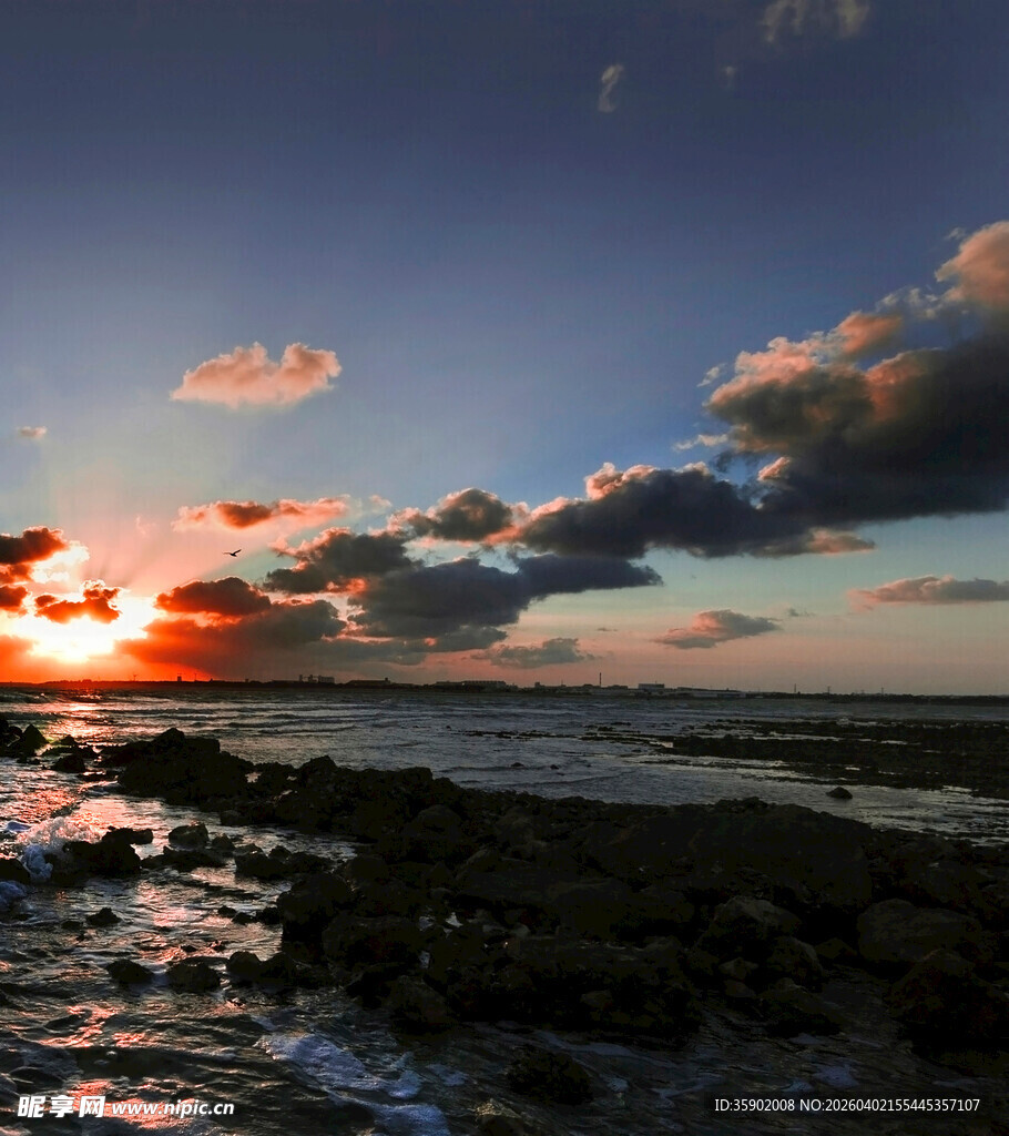 海边日落美景
