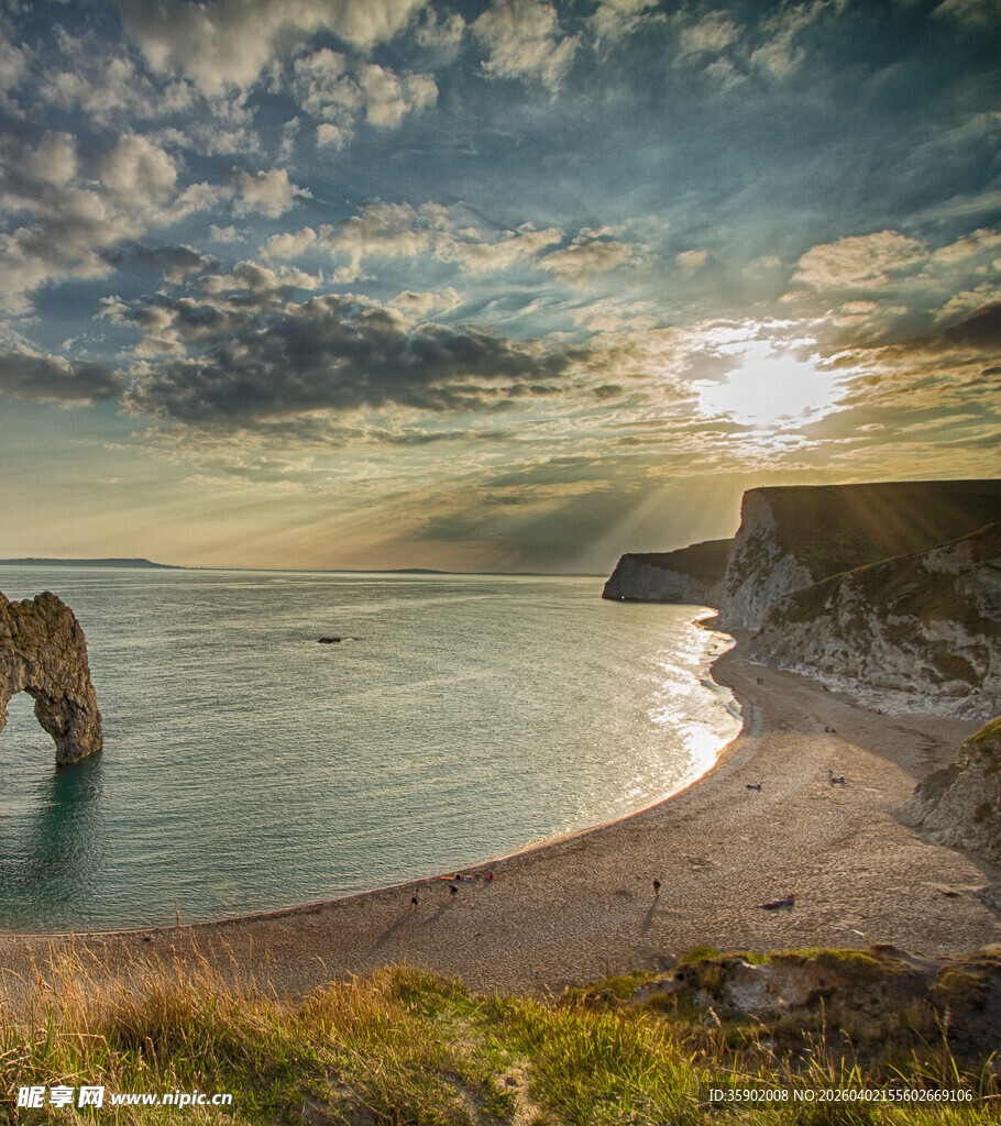 海边壮丽拱门景观
