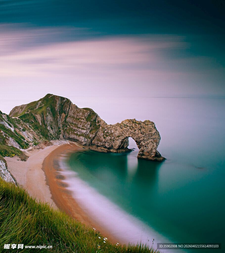 英国杜德尔门美丽海滨风光