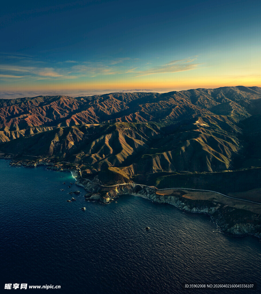 壮丽山海景观