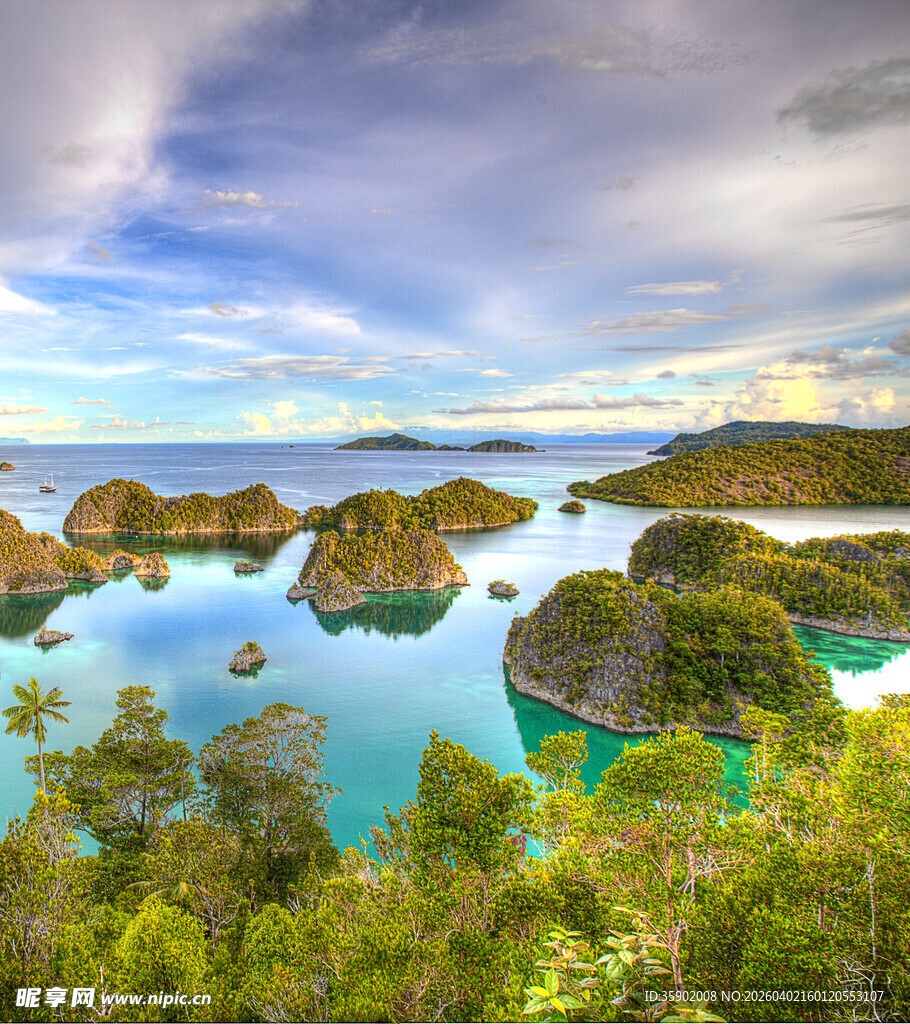 梦幻海岛自然风光美景