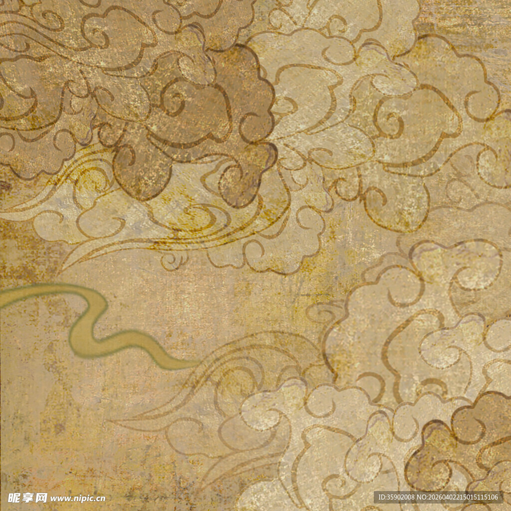 古典云纹图案艺术纹理