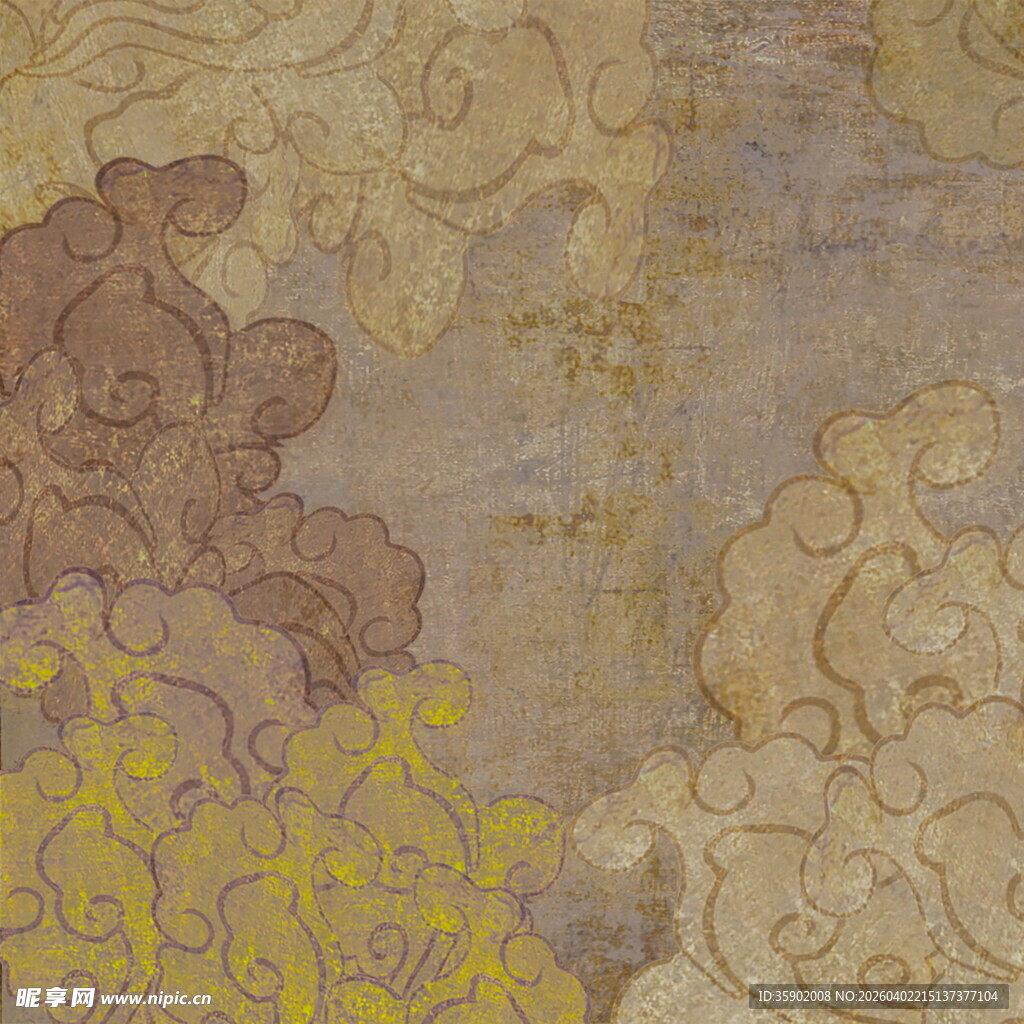 复古花纹图案背景纹理