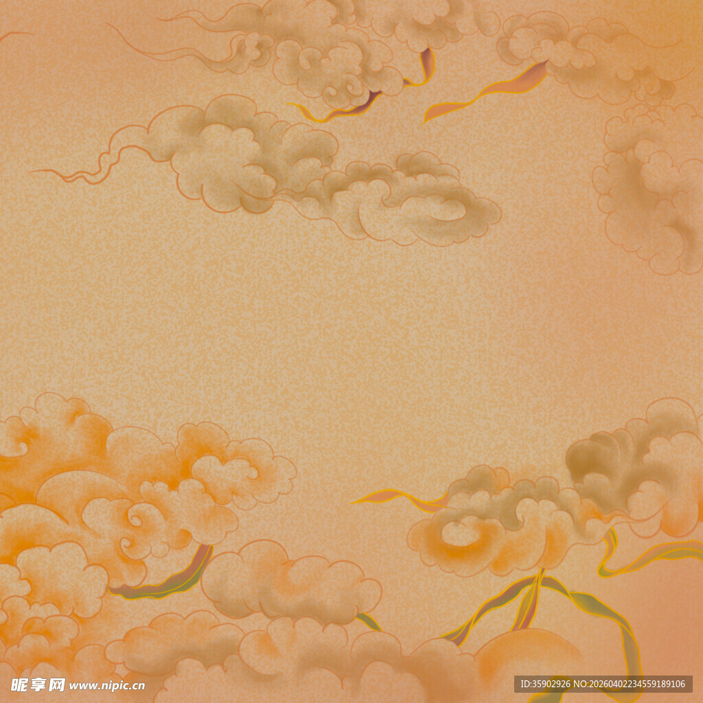 中式古典云纹图案