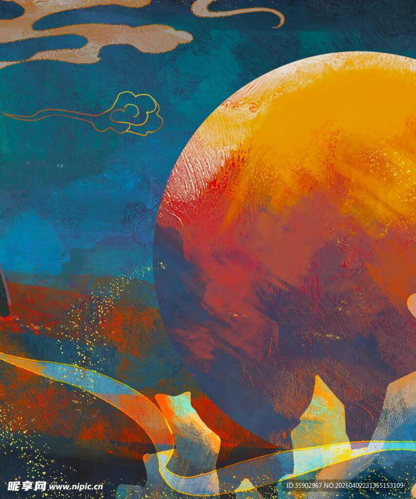 奇幻宇宙中的神秘景象