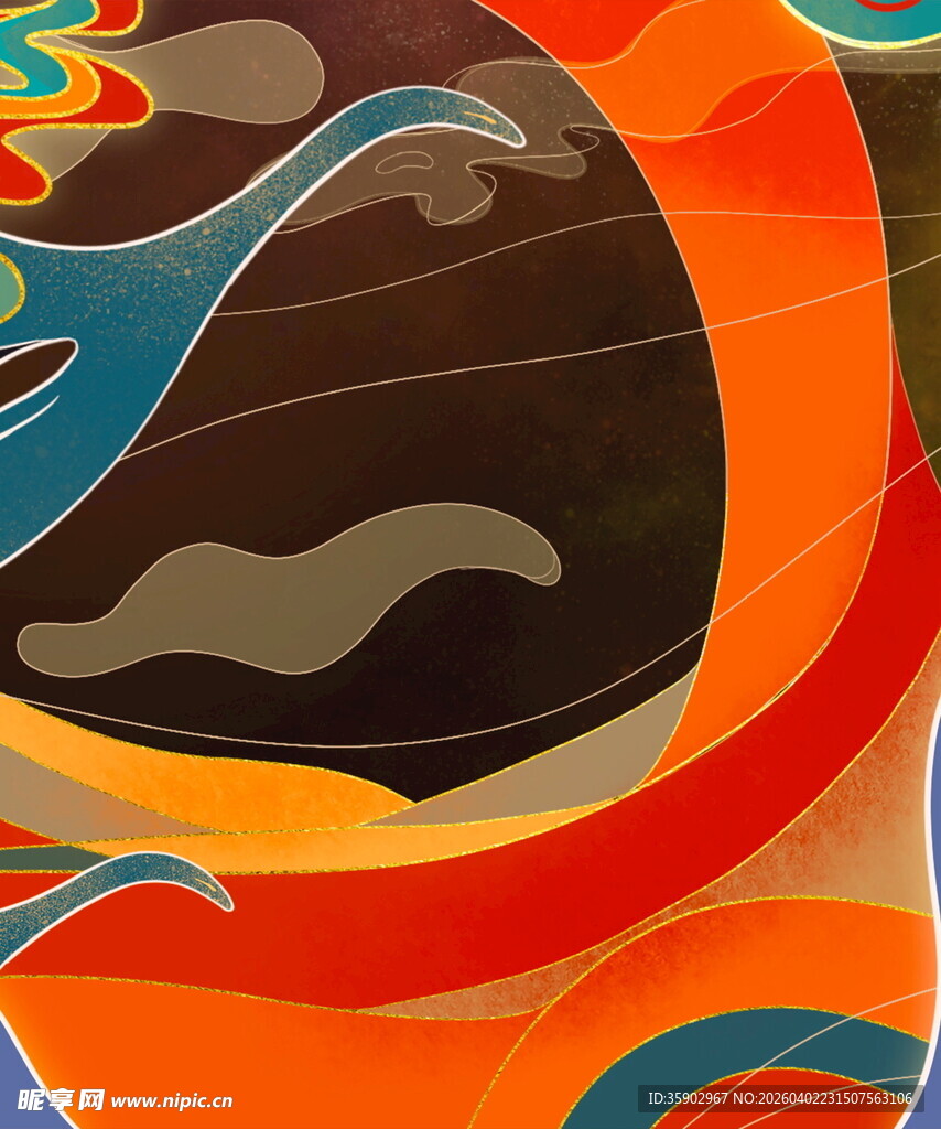 抽象多彩艺术图案