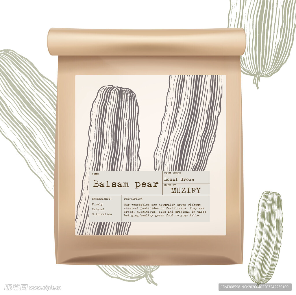 蔬菜包装设计 苦瓜