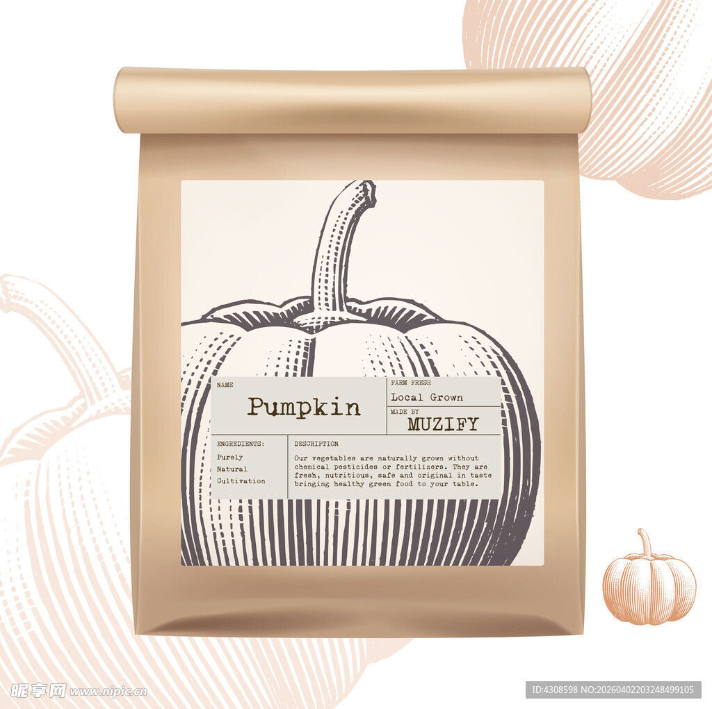 蔬菜包装设计 南瓜