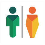 男女卫生间图标设计