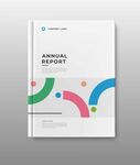 简约风格年度报告封面设计