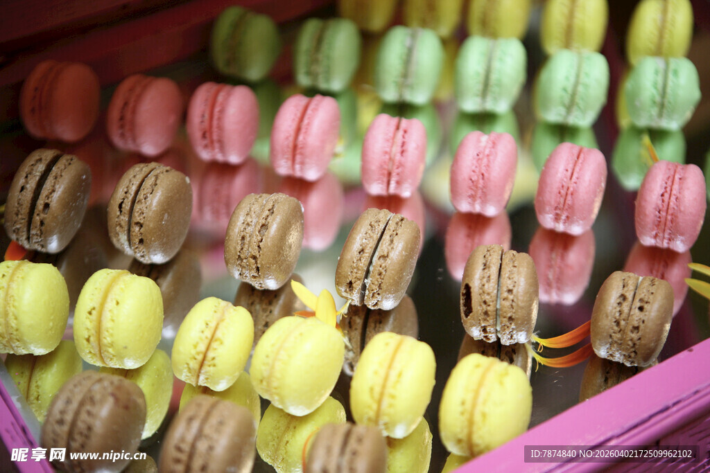 多彩马卡龙 甜蜜视觉盛宴