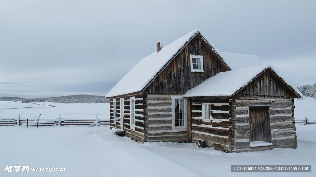 雪地木屋