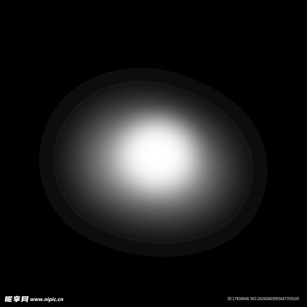 发光的圆形光晕效果