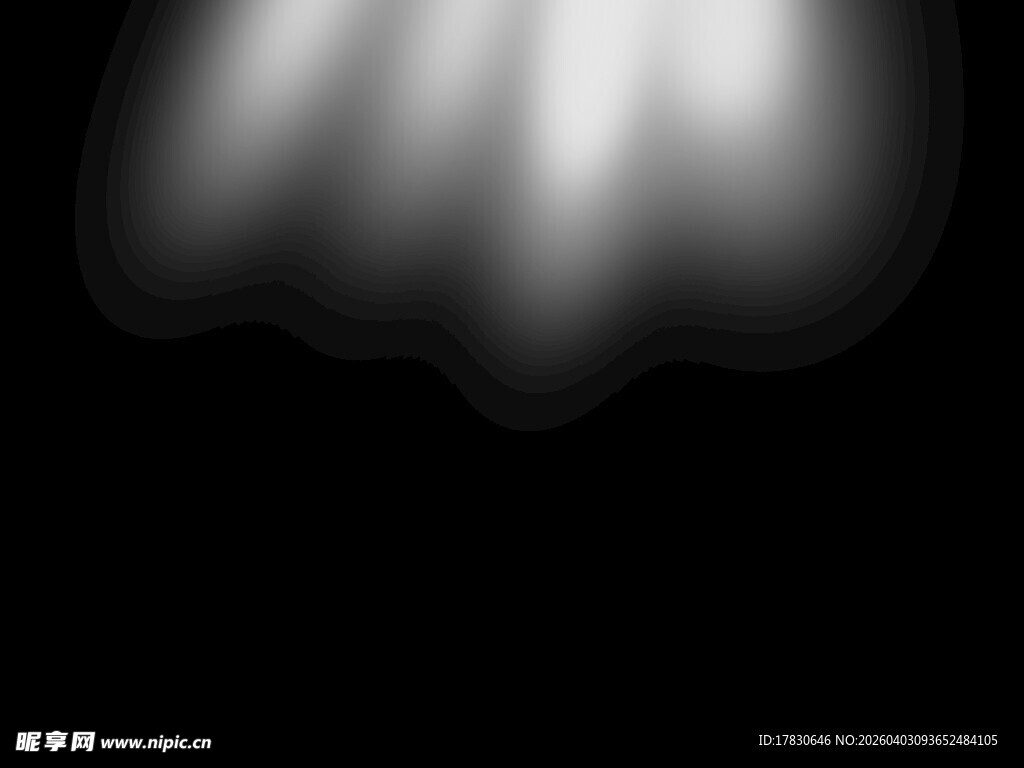 黑白光影抽象手部轮廓图