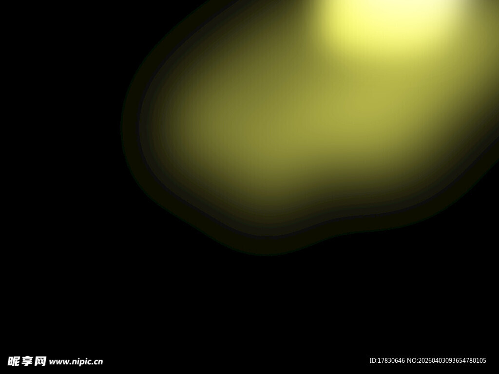 模糊黄色光斑特写