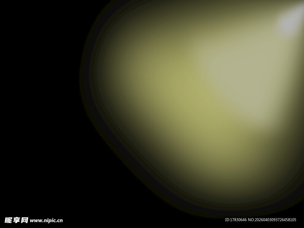 模糊黄绿光影背景图