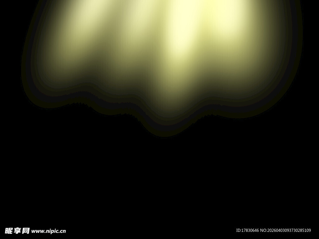 神秘光束穿透黑暗