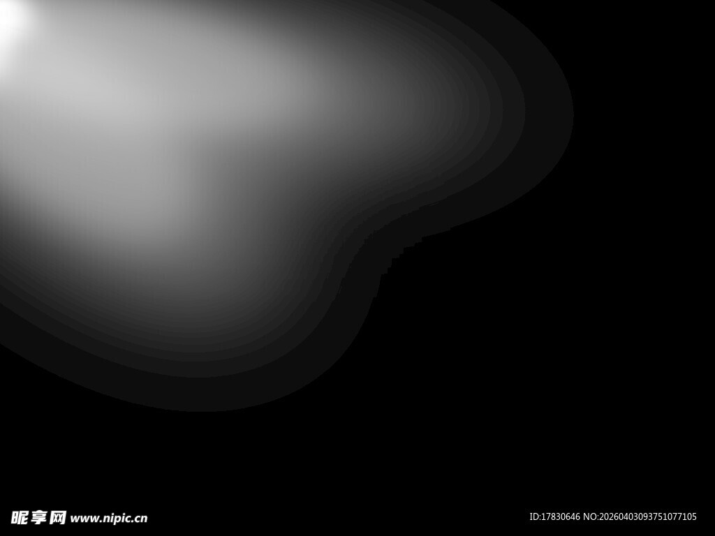 黑白渐变抽象图形