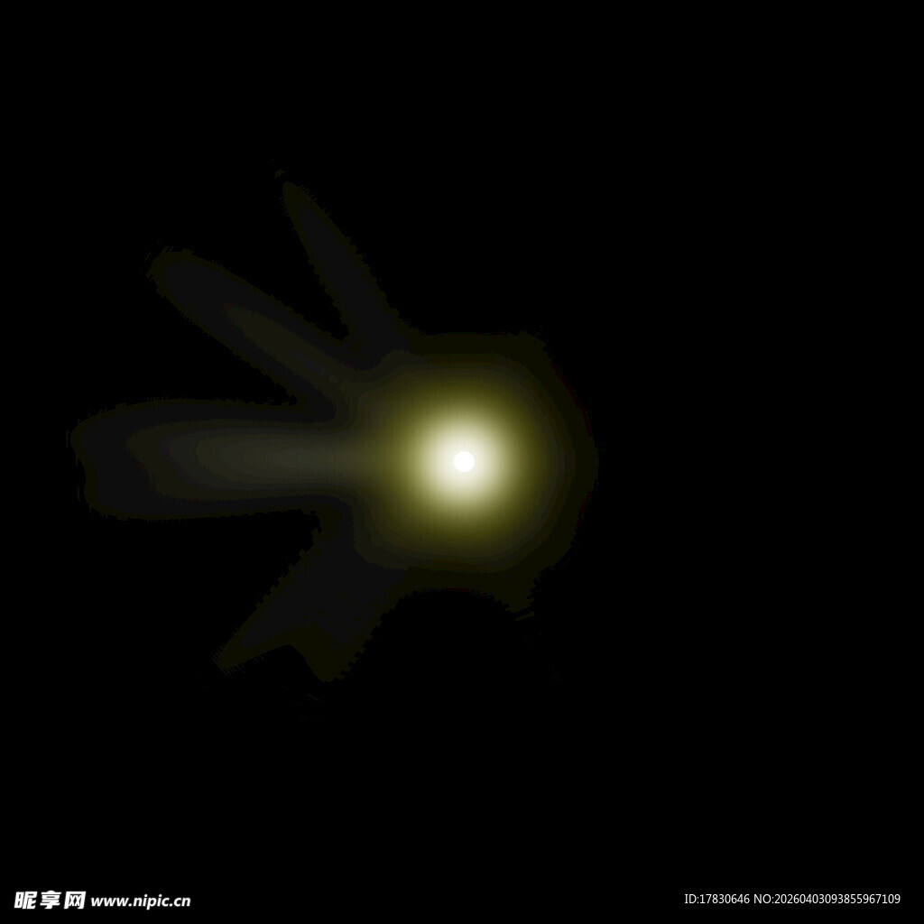 黑暗中发光的神秘物体