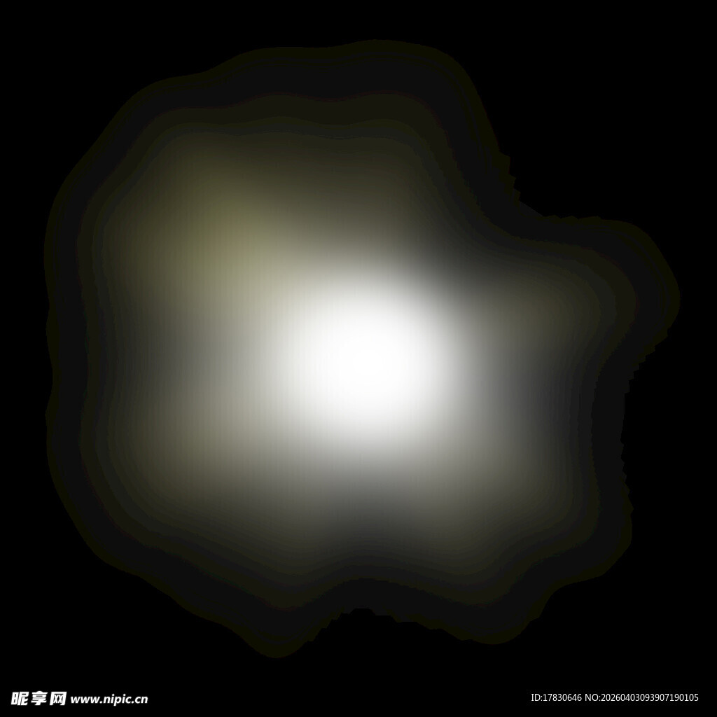 神秘光晕效果图像