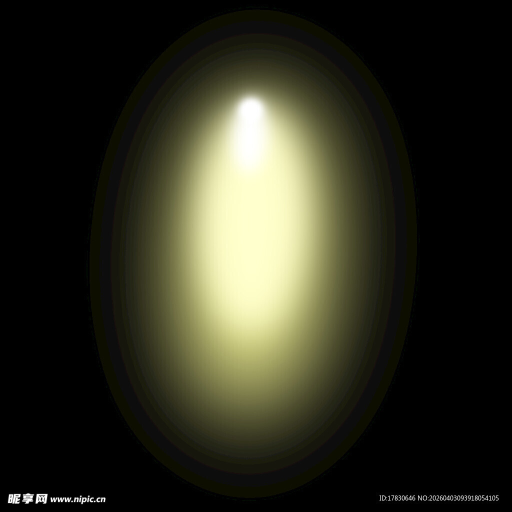 椭圆形光晕效果图形