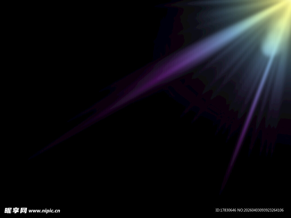 炫彩光线特效背景图