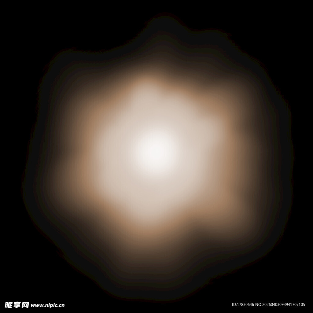 神秘光晕抽象图案