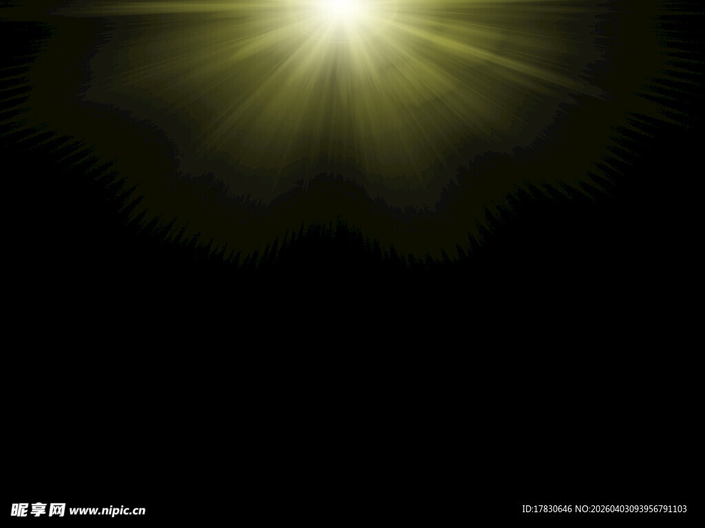 黑暗中的耀眼光芒
