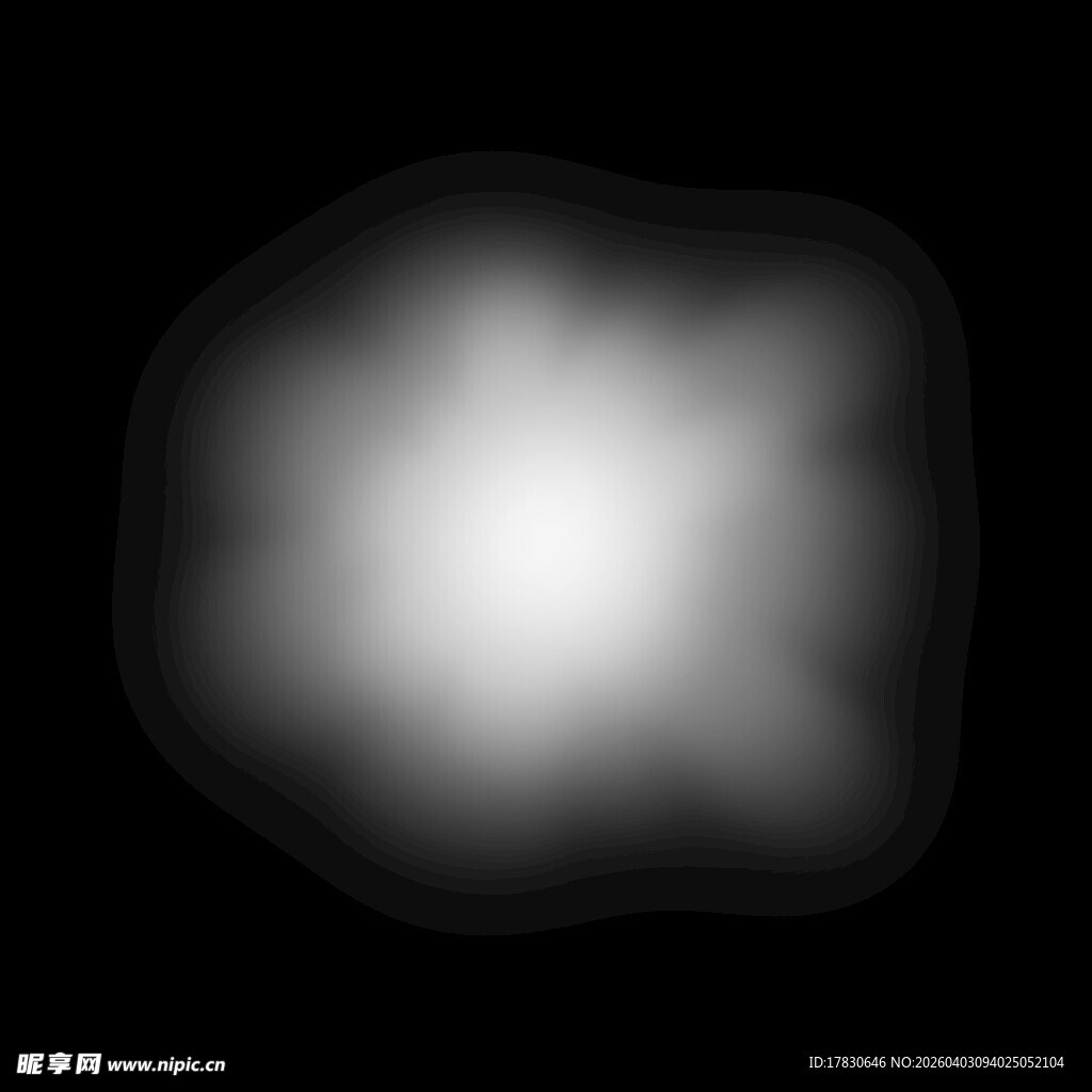 黑白渐变模糊形状图案