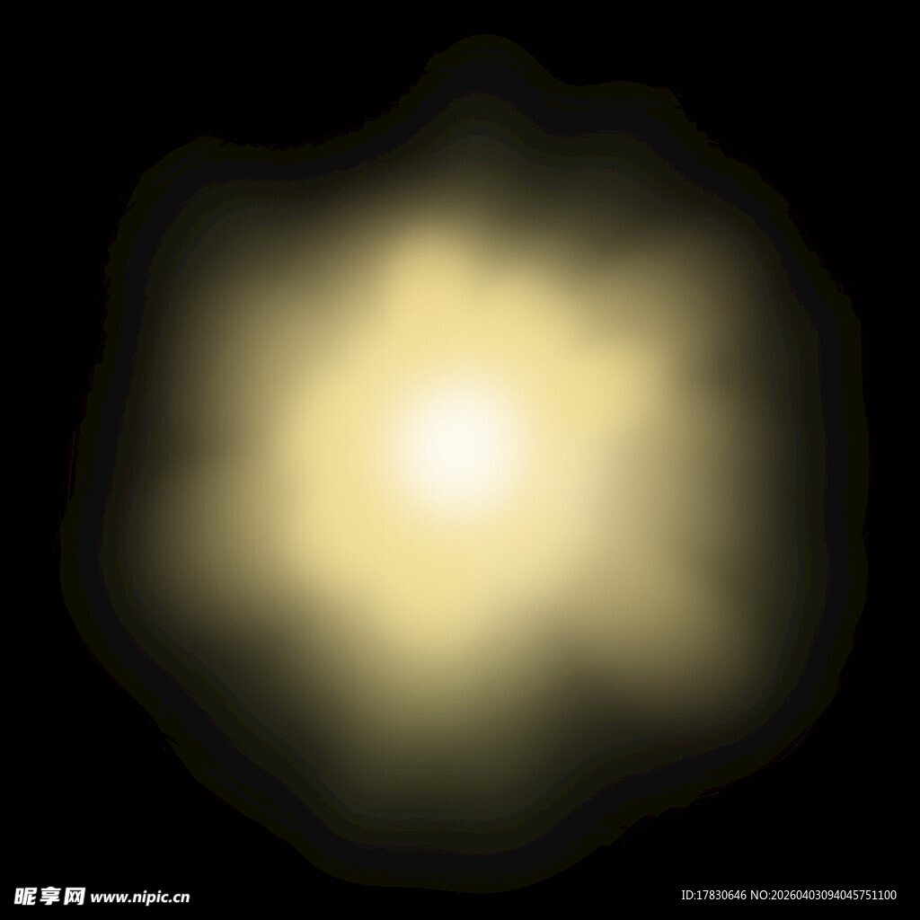 发光的星形光晕效果