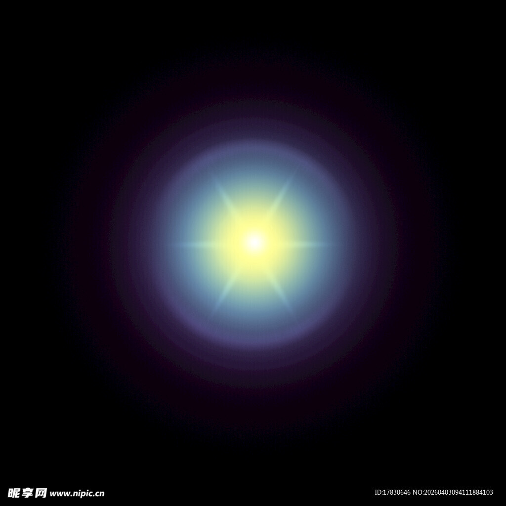 炫彩光晕特效图案