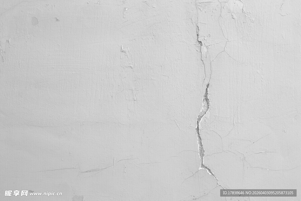 墙面裂缝特写