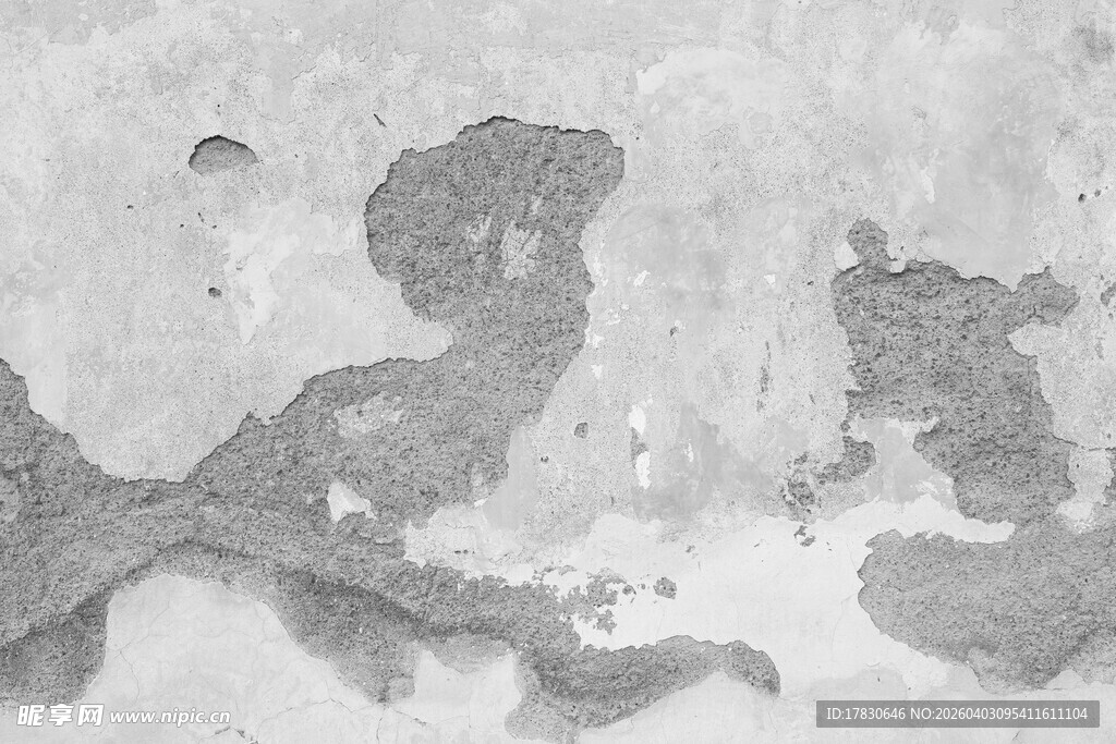 墙面斑驳痕迹特写