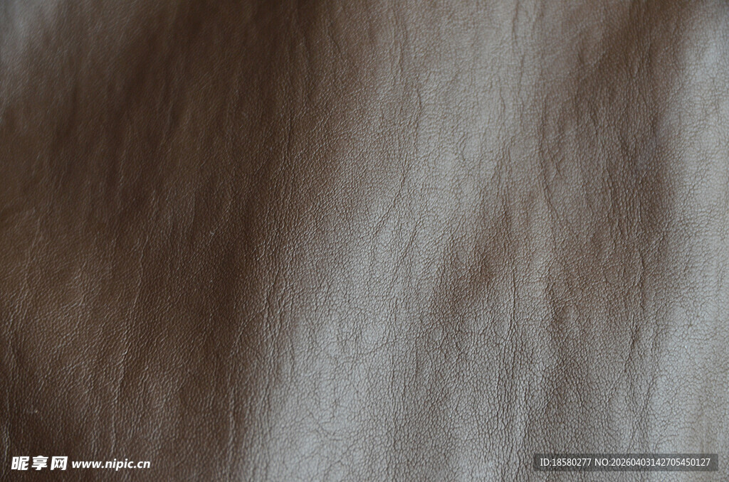 浅棕色皮革面料纹理