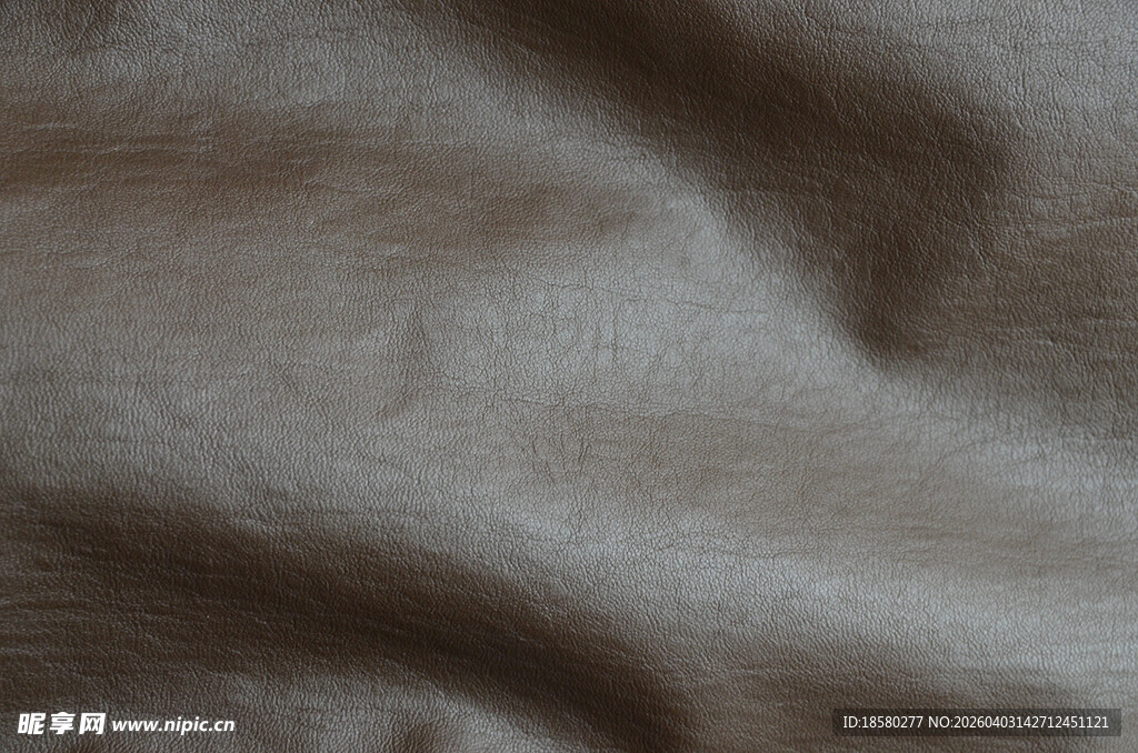 浅棕色柔软皮革织物纹理