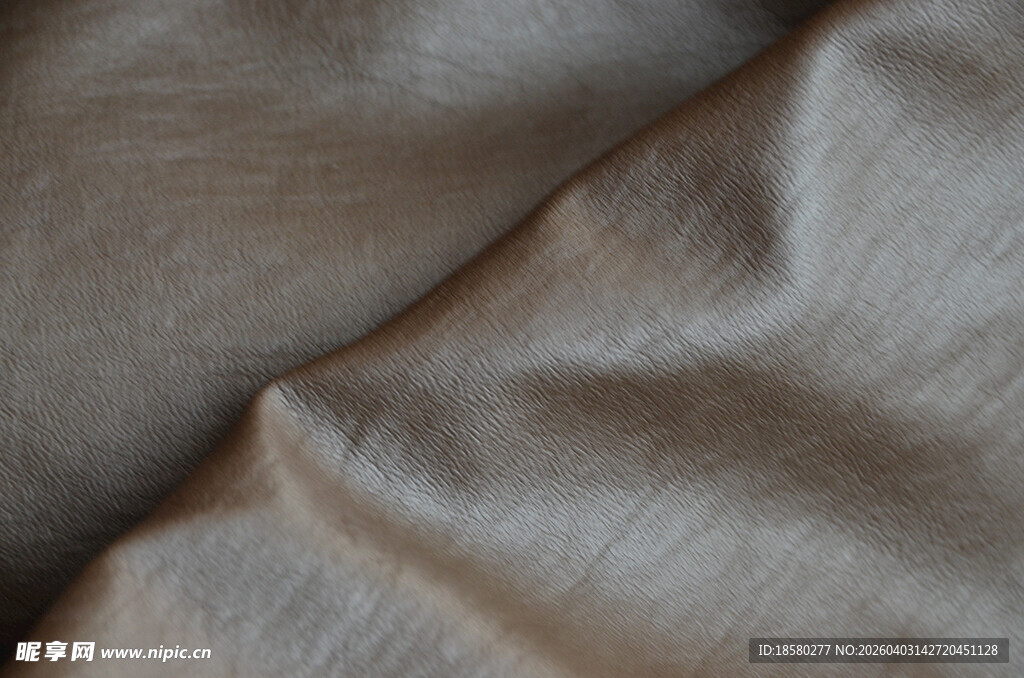 浅棕色皮革柔软布料纹理