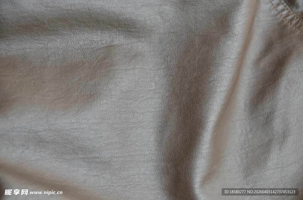 棕色咖色皮质褶皱布料纹理