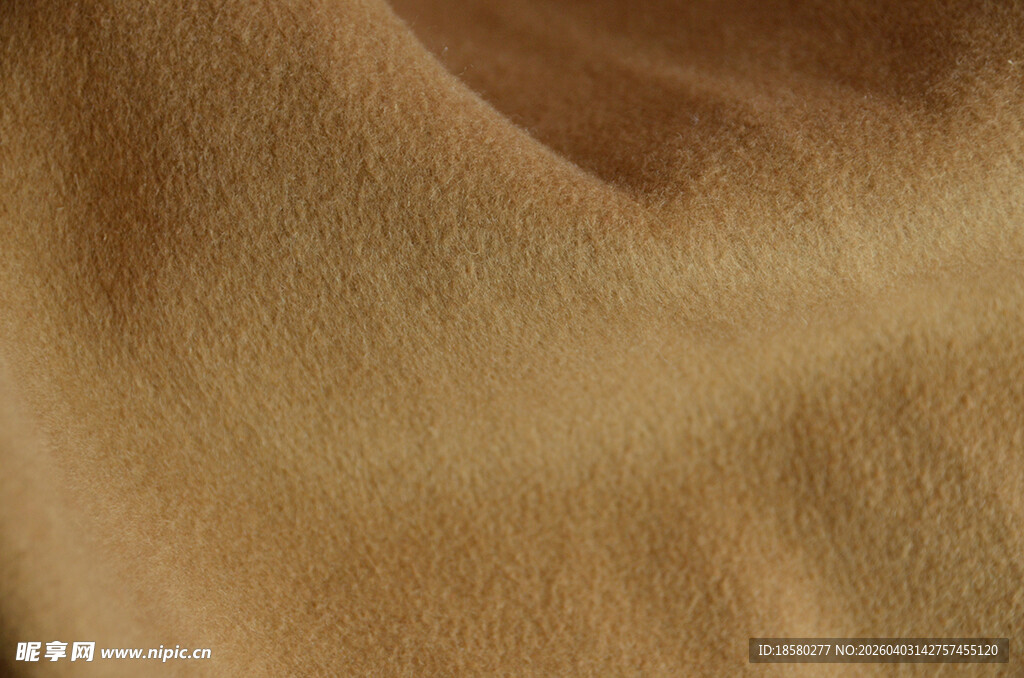 浅棕色柔软织物纹理