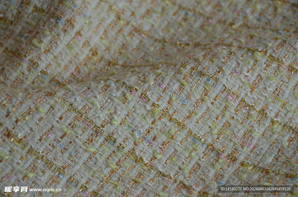 纹理丰富的格子布料